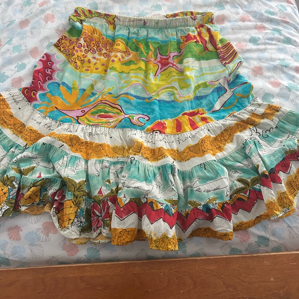Jam’s world 50 years rayon multicolored skirt med